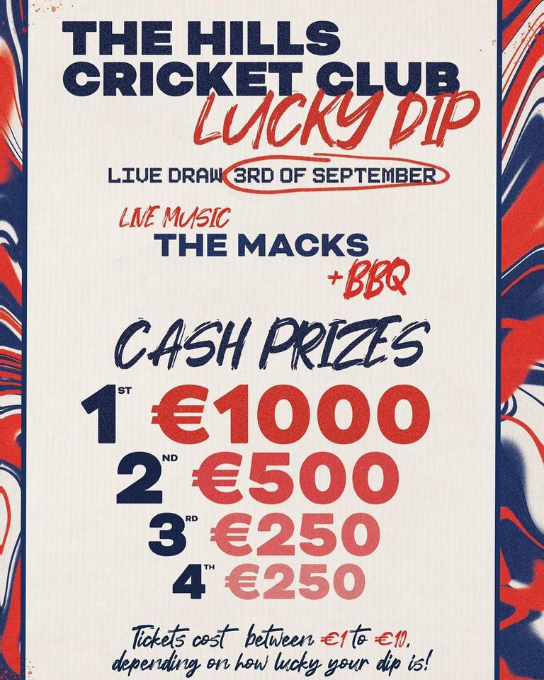 Lucky Dip Draw – The Hills Cricket Club